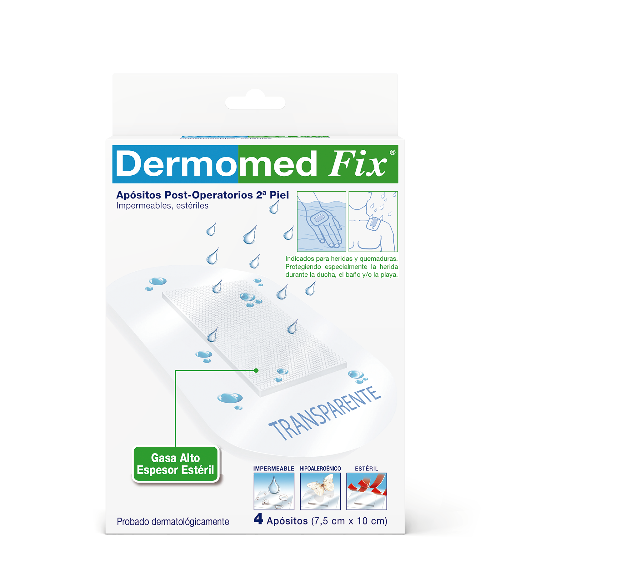 Dermomed Fix Apósito 2ª Piel 7,5 x 10 cm Dermomed Fix Apósito 2ª Piel 7,5 x 10 cm