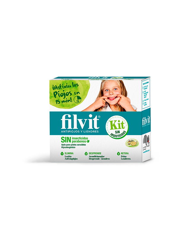ERN Filvit Kit Sin insecticidas Piojos ERN Filvit Kit Sin insecticidas Piojos