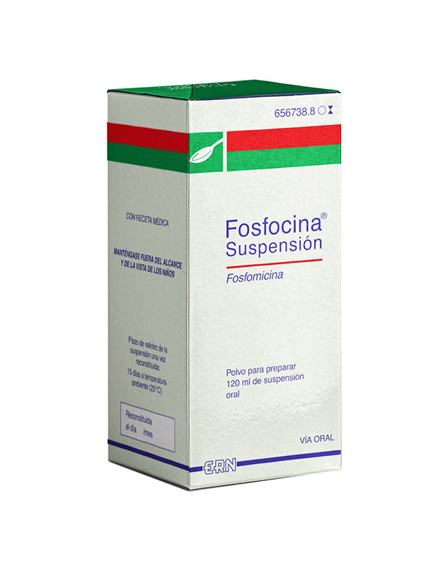 ERN Fosfocina suspensión 120 ml Antibióticos ERN Fosfocina suspensión 120 ml Antibióticos