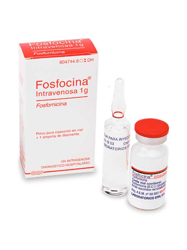 ERN Fosfocina intravenosa 1 g Antibióticos ERN Fosfocina intravenosa 1 g Antibióticos
