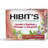 ERN Hibit's caramelos frambuesa 16u   Faringe