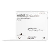 ERN Mucofluid 200 mg/ml 6 ampollas   Broncodilatadores y expectorantes