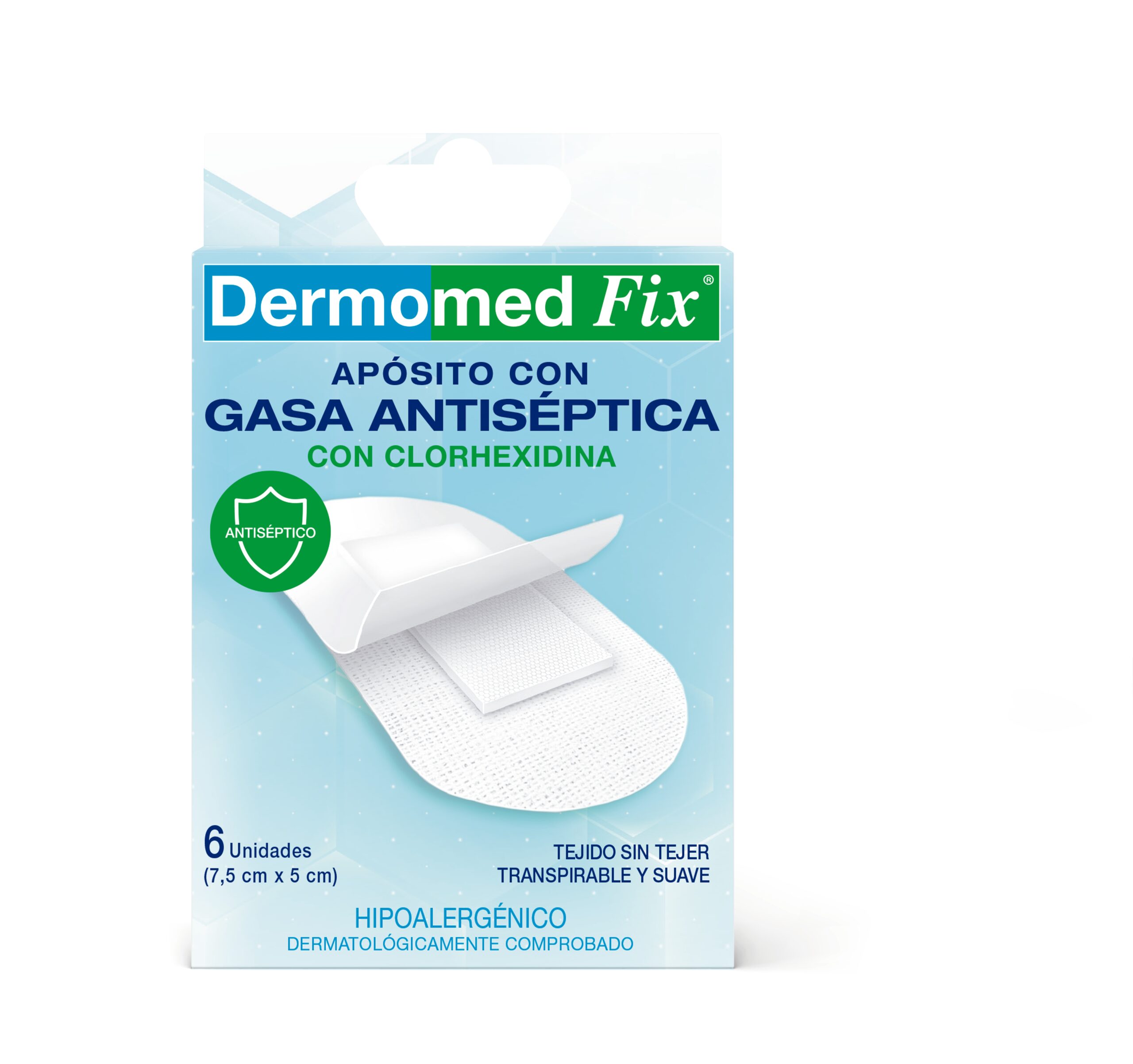 Dermomed Fix Apósito Antiséptico 7,5 x 5 cm Dermomed Fix Apósito Antiséptico 7,5 x 5 cm
