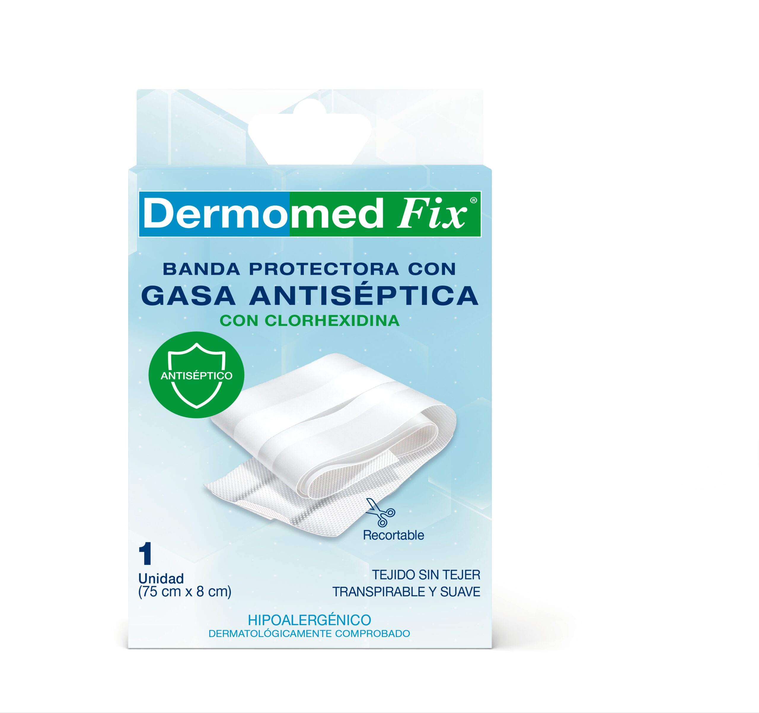Dermomed Fix Banda Antiséptica 75 x 8 cm Dermomed Fix Banda Antiséptica 75 x 8 cm